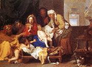 Holy Family with the Adoration of the Child s